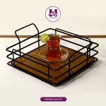 سینی مربع کوچک مشکی