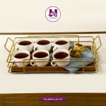 سینی مستطیل بزرگ طلایی