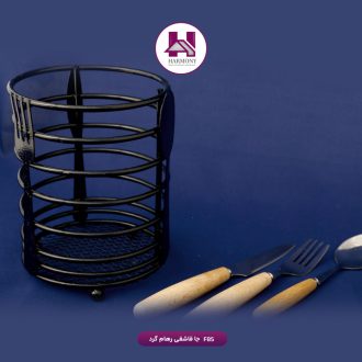جا قاشقی رهام گرد مشکی