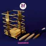 جاقاشقی کف چوب مربع طلایی
