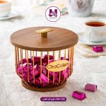 شکلات خوری گرد طلایی