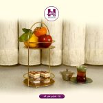 پذیرایی مینی گرد طلایی