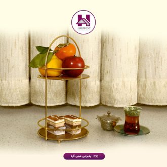 پذیرایی مینی گرد طلایی