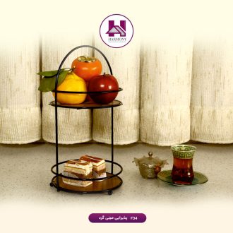 پذیرایی مینی گرد مشکی